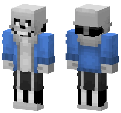 Sans Undertale Minecraft skin