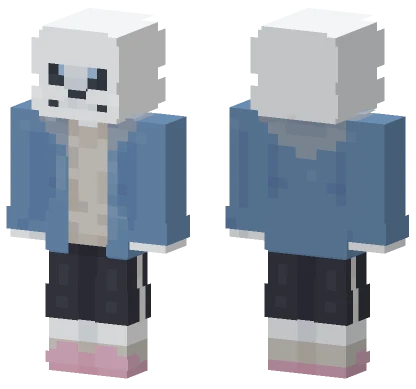 Sans V2 Minecraft skin