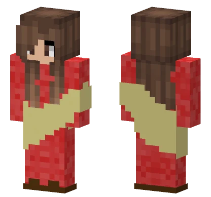 Santa Aurora Minecraft skin