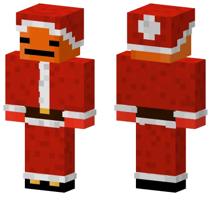 Santa Mandarine Minecraft skin