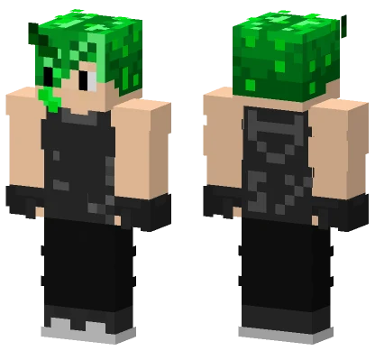 Sanyagolexus Green Hair Minecraft skin