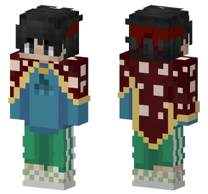 Sapnap Kinoko Kingdom Minecraft skin