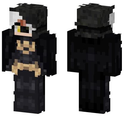 Sapphire Batgirl Minecraft skin