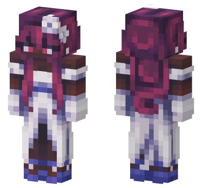 Satin Plum SF Minecraft skin