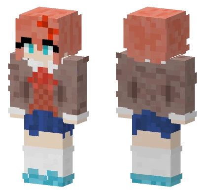 Sayori Minecraft skin