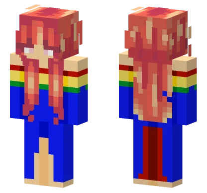 Scarlet Macaw Minecraft skin