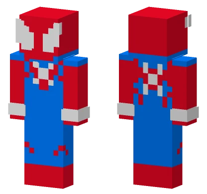 Scarlet Spider-Man Venom Universe Minecraft skin
