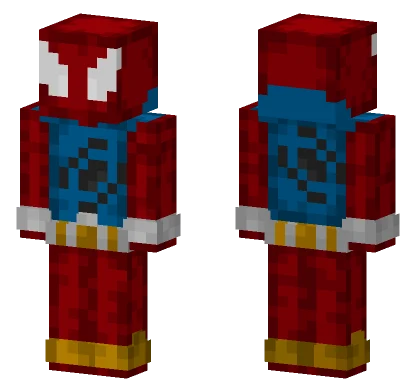 Scarlet Spider Suit Minecraft skin