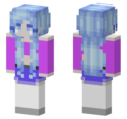 School Gamer Girl Minecraft skin