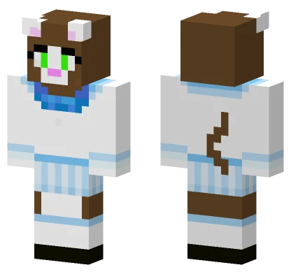 School Kitty Minecraft skin