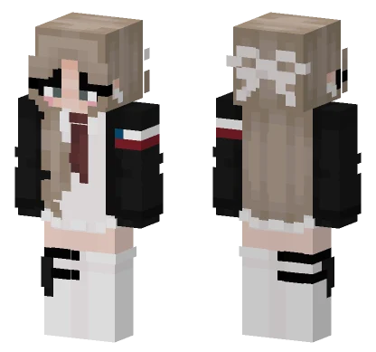 School Uniform Girl Minecraft skin