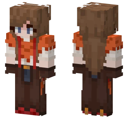 Scoot Cowgirl Minecraft skin