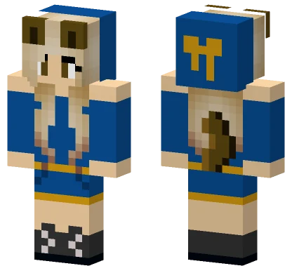 Scout The Police Puppy Minecraft skin