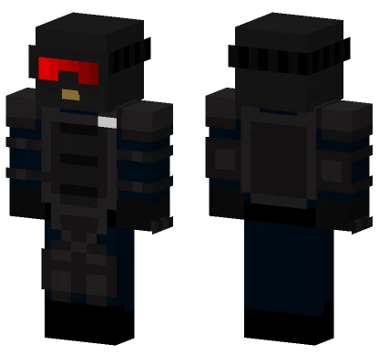 SCP MTF Nu 7 Gunner Minecraft skin