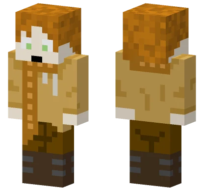 Scrunkly Lil Scarf Kid Minecraft skin
