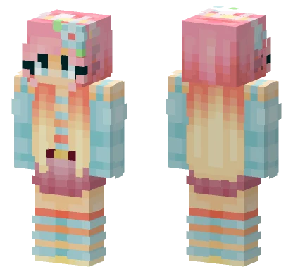 Seafoam Sunset V3 Minecraft skin