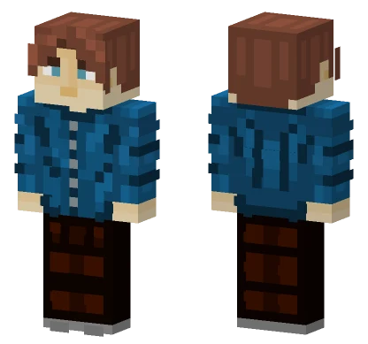 Sebastian Blue Outfit Minecraft skin