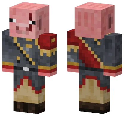 Second In Command Pig Minecraft skin