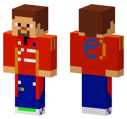 Seleccin Chilena Buzo Mejorado Minecraft skin