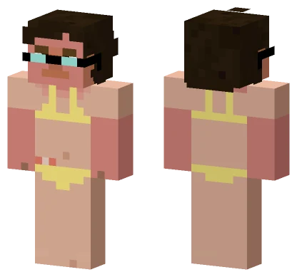 Semiskin Girl Minecraft skin