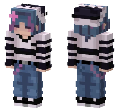 Sephielle Blue Outfit Minecraft skin