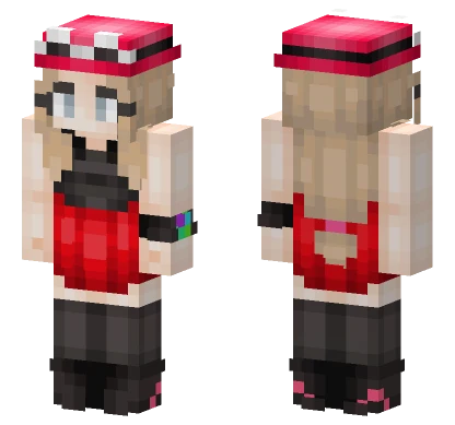 Serena Pokemon Minecraft skin