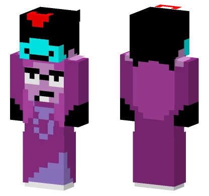 Seth Aqua Deltarune Minecraft skin