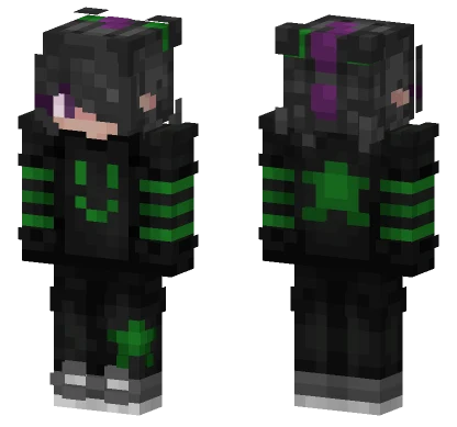 Shade Green Hoodie Minecraft skin