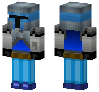 Shadered Jango Fett Minecraft skin