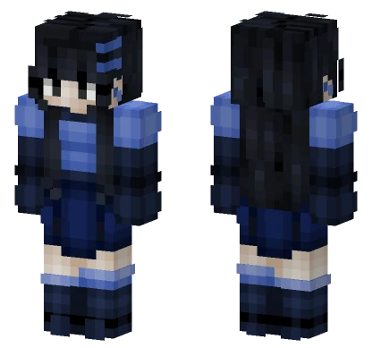 Shades of Blue Minecraft skin