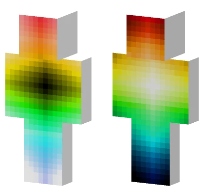 Shading Gradient Minecraft skin