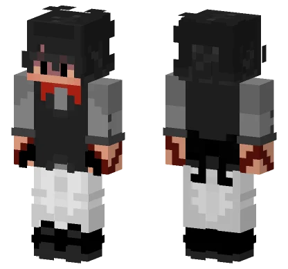 Shadow Face Demon Minecraft skin