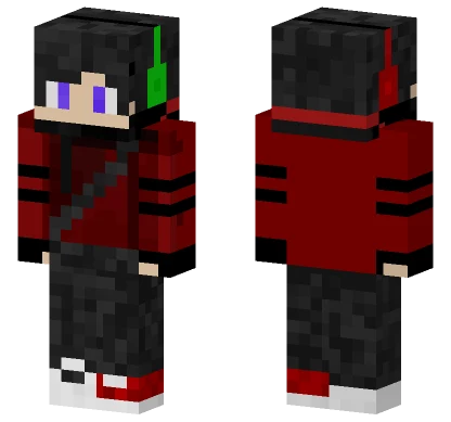 Shadow Hoodie Boy Minecraft skin