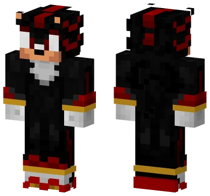 Shadow The Hedgehog Minecraft skin