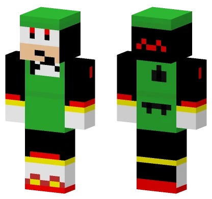 Shadow The Murder Sonic Minecraft skin