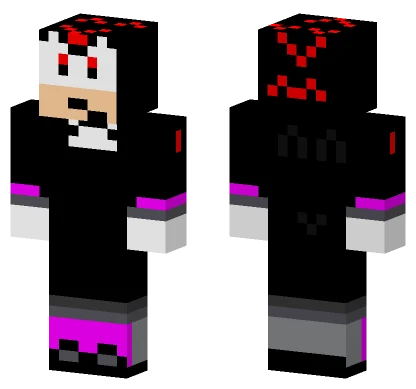 Shadow W Avatar Shoes Gloves Minecraft skin