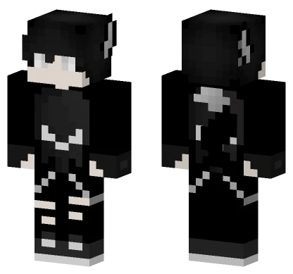 Shadow Wolf Skin Minecraft skin