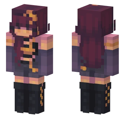 Shadowed Starlight Persona V1 Minecraft skin