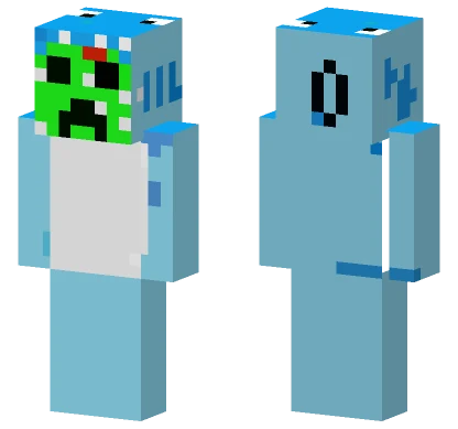 Shark Creeper Minecraft skin