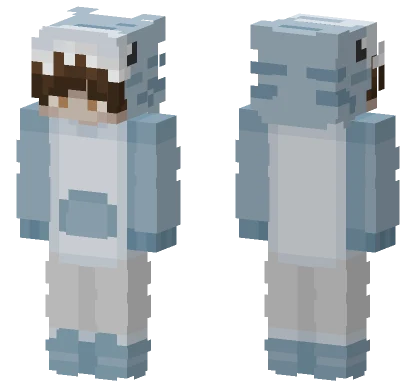 Shark Friend Fleecy Minecraft skin