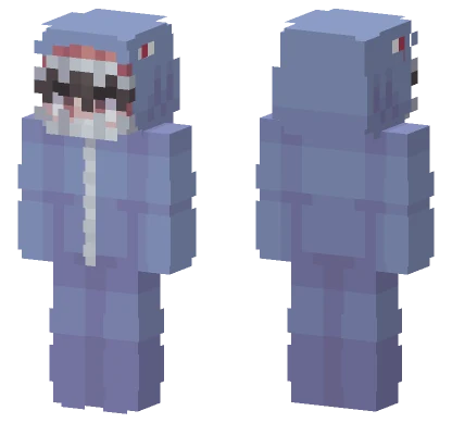 Shark Onesie Minecraft skin