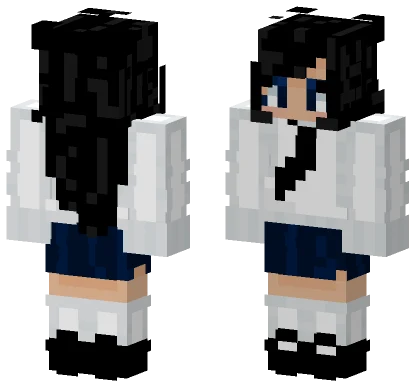 Sharp Black Suit Minecraft skin