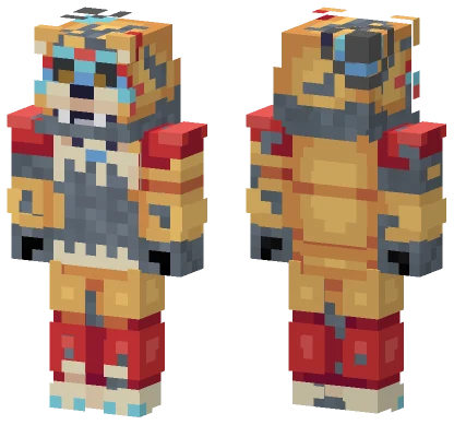 Shattered Freddy Minecraft skin