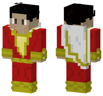 Shazam DC Series 1 Minecraft skin