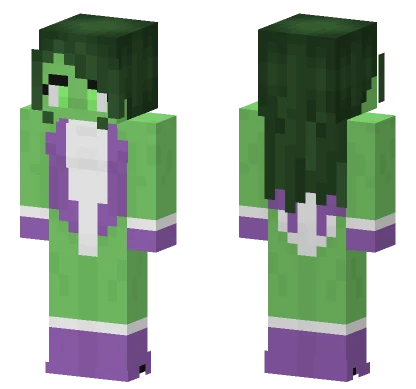 She Hulk Minecraft skin