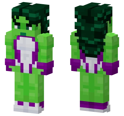 She Hulk Marvel Comics Minecraft skin
