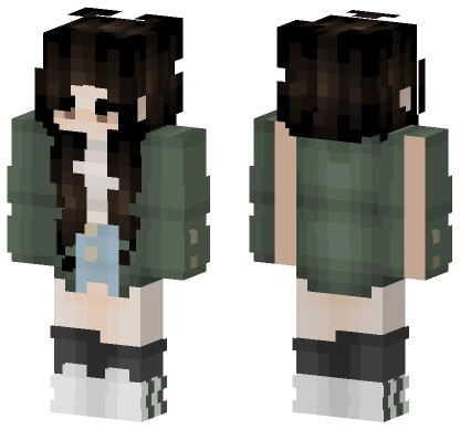 She Likes To Be On Hikes Minecraft skin