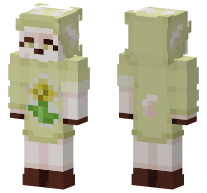 Sheep With Yellow Flower Hoodie Minecraft skin