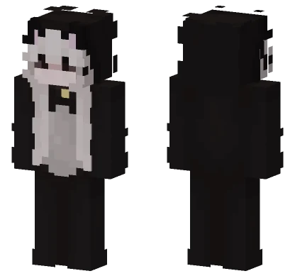 Shhsis Black Outfit Minecraft skin