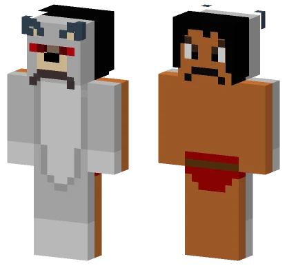 Shiba Inu Character Minecraft skin